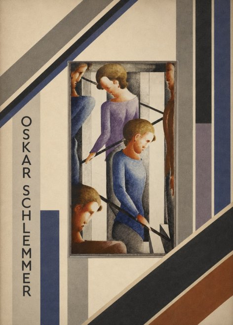 Oskar Schlemmer Staircase Figures II No5 - Plakát