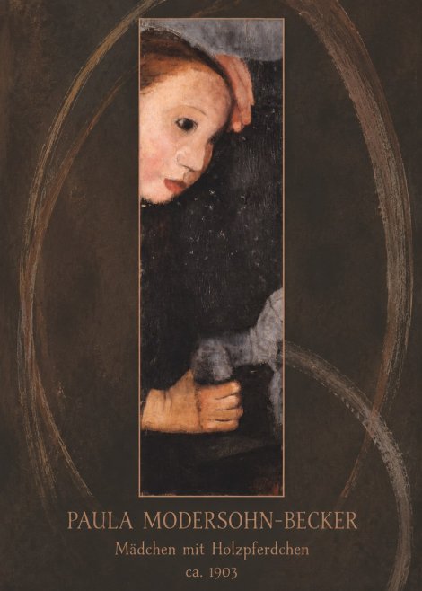 Paula Modersohn-Becker Mädchen Mit Holzpferdchen No5 - Plakát