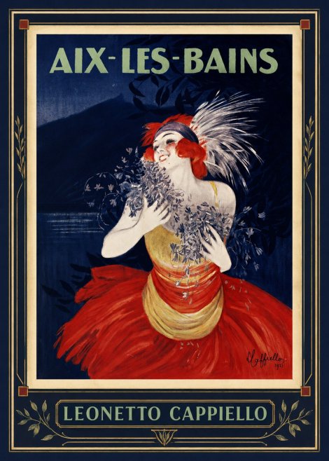 Leonetto Cappiello Aix-les-bains No1 - Plakát