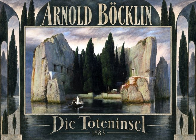 Arnold Böcklin Die Toteninsel VII No5 - Plakát