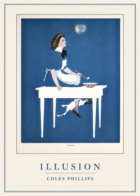 Coles Phillips Illusion No4 - Plakát