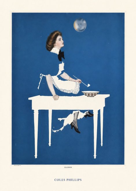 Coles Phillips Illusion No6 - Plakát