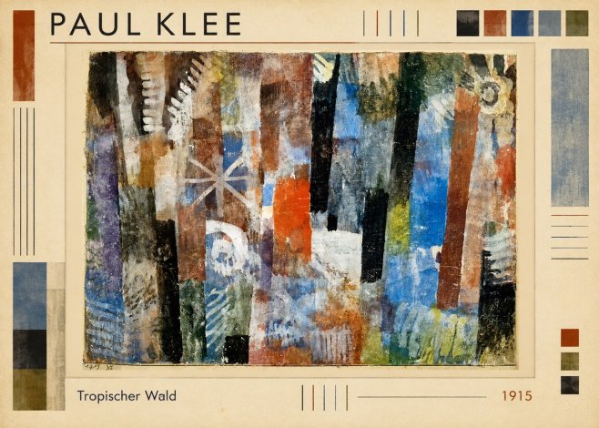 Paul Klee Tropischer Wald No1 - Plakát