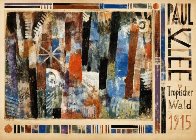Paul Klee Tropischer Wald No5 - Plakát