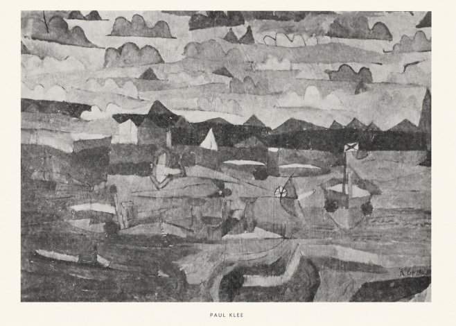 Paul Klee Coastal Landscape No6 - Plakát