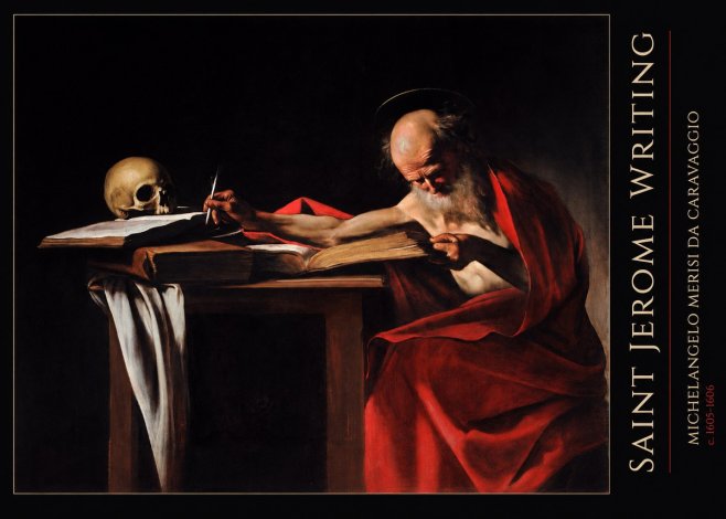 Michelangelo Merisi da Caravaggio Saint Jerome Writing IV No5 - Plakát