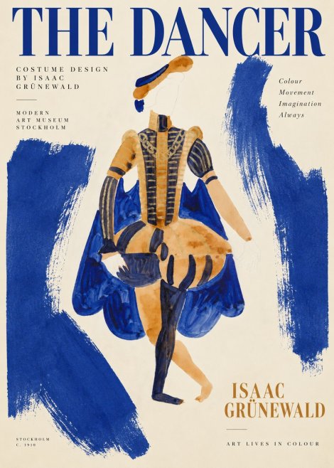 Isaac Grünewald Costume Design XV No3 - Plakát
