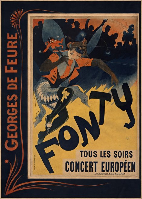 Georges de Feure Fonty II No2 - Plakát