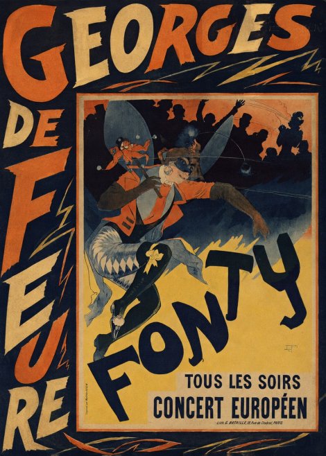 Georges de Feure Fonty II No5 - Plakát
