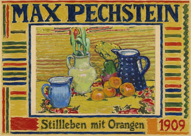 Max Pechstein Stillleben Mit Orangen No1 - Plakát
