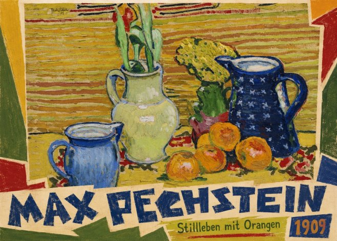 Max Pechstein Stillleben Mit Orangen No5 - Plakát