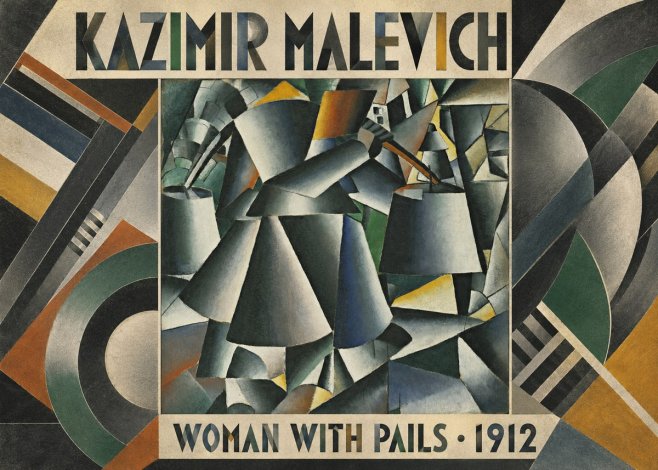 Kazimir Malevich Woman with Pails No5 - Plakát