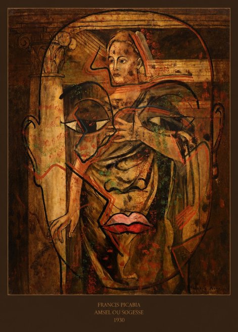 Francis Picabia Amsel Ou Sogesse No6 - Plakát