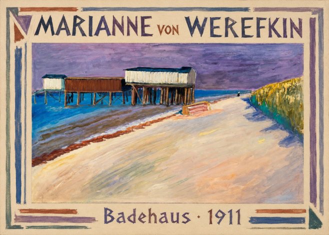 Marianne von Werefkin Badehaus No1 - Plakát