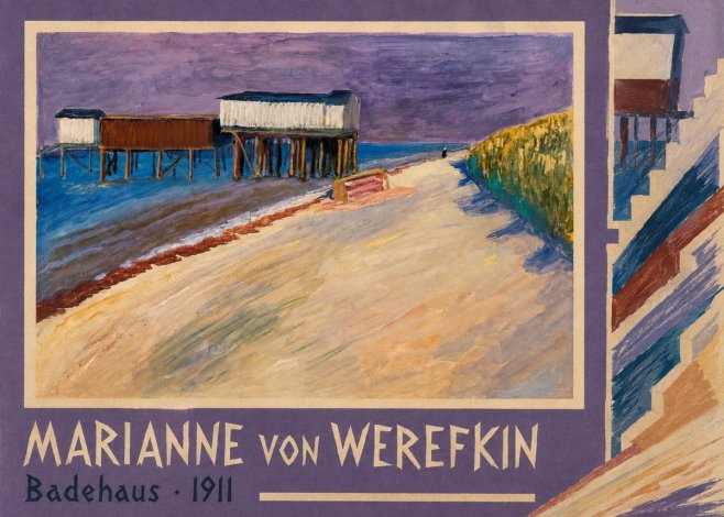 Marianne von Werefkin Badehaus No2 - Plakát