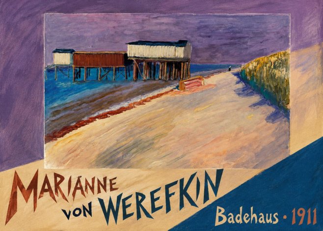 Marianne von Werefkin Badehaus No5 - Plakát