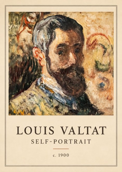 Louis Valtat Self-portrait No4 - Plakát