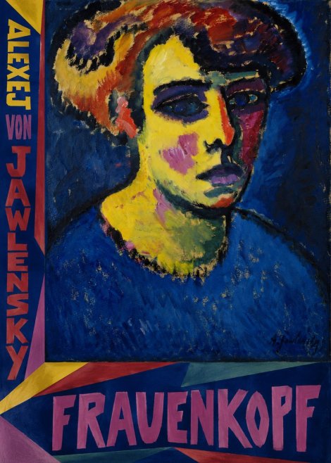 Alexej von Jawlensky Frauenkopf No3 - Plakát