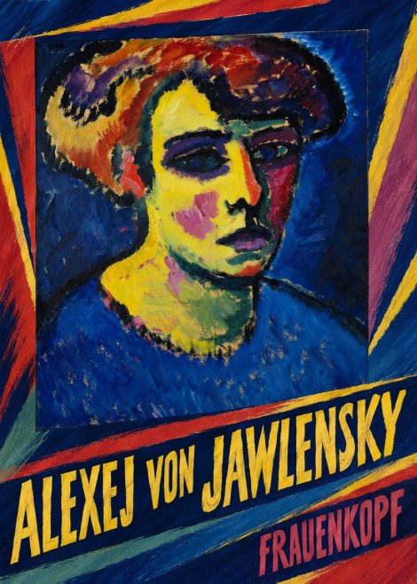 Alexej von Jawlensky Frauenkopf No4 - Plakát
