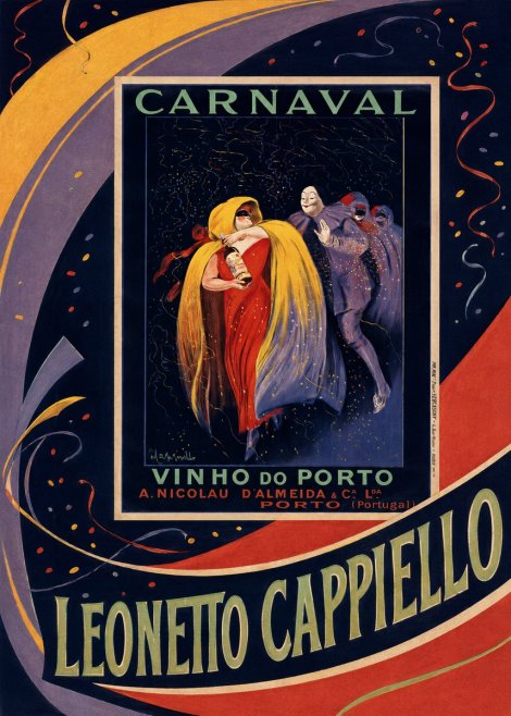 Leonetto Cappiello Carnaval - Vinho Do Porto No5 - Plakát