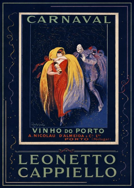 Leonetto Cappiello Carnaval - Vinho Do Porto No6 - Plakát