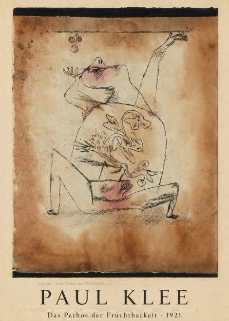 Paul Klee Das Pathos Der Fruchtbarkeit No1 - Plakát