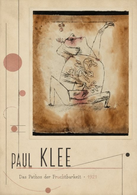 Paul Klee Das Pathos Der Fruchtbarkeit No2 - Plakát