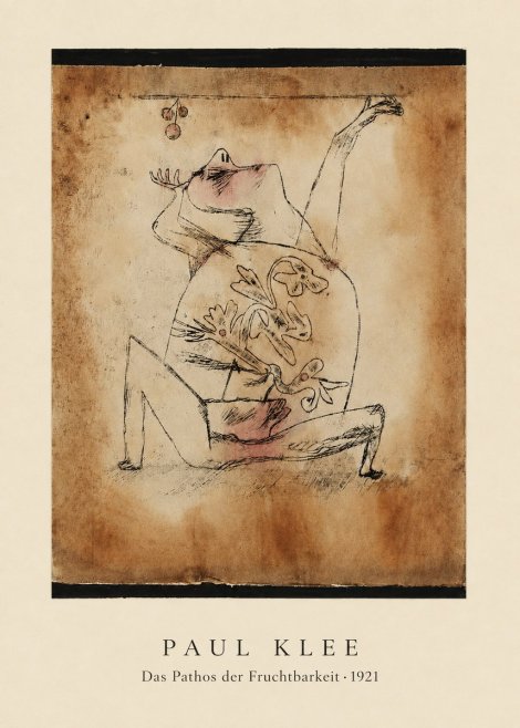 Paul Klee Das Pathos Der Fruchtbarkeit No6 - Plakát