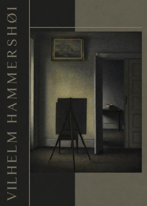 Vilhelm Hammershøi Interior with the Artist's Easel III No4 - Plakát