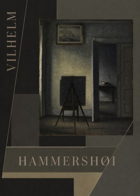 Vilhelm Hammershøi Interior with the Artist's Easel III No5 - Plakát