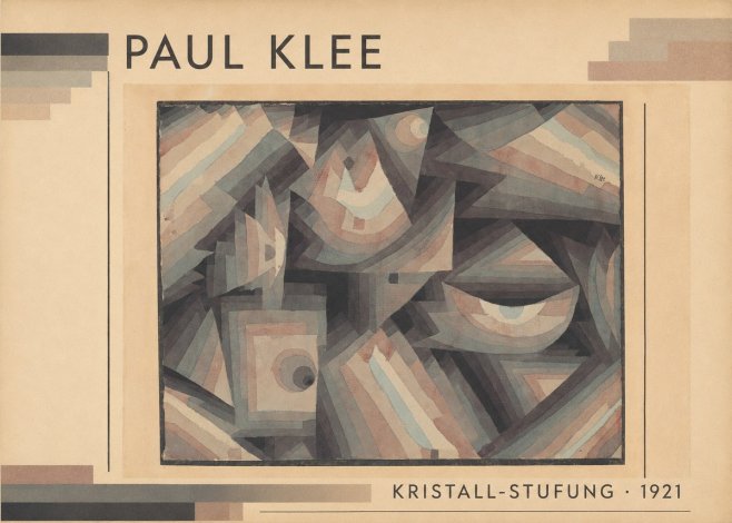 Paul Klee Kristall-stufung II No1 - Plakát
