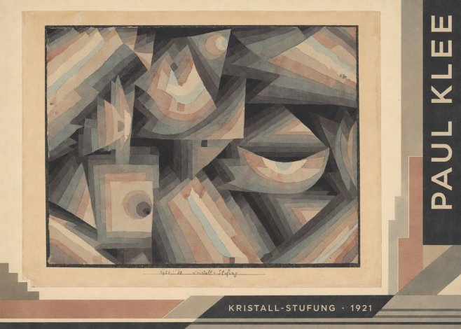 Paul Klee Kristall-stufung II No2 - Plakát