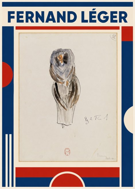 Fernand Léger Costume Design III No1 - Plakát