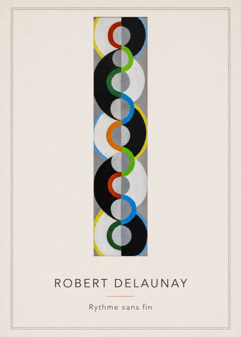 Robert Delaunay Rythme Sans Fin III No4 - Plakát