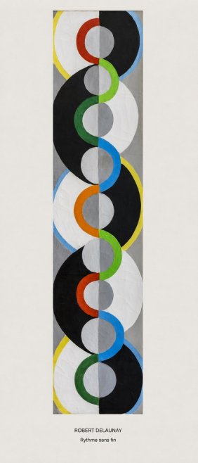 Robert Delaunay Rythme Sans Fin III No5 - Plakát