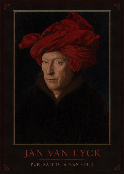Jan van Eyck Portrait of a Man IV No3 - Plakát