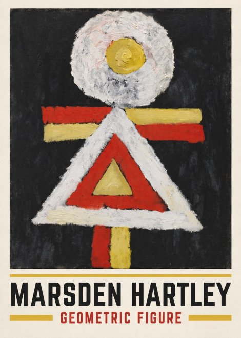 Marsden Hartley Geometric Figure No3 - Plakát