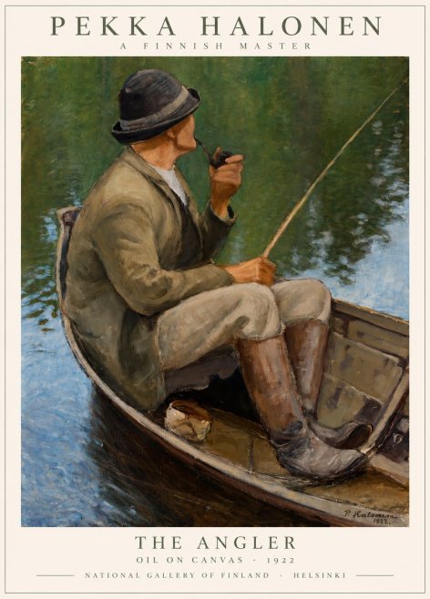 Pekka Halonen The Angler No1 - Plakát