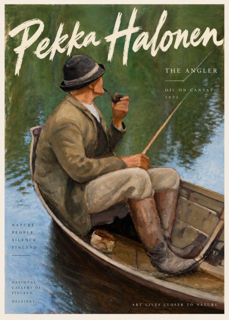 Pekka Halonen The Angler No3 - Plakát