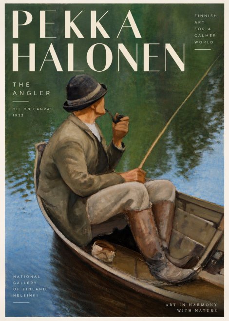 Pekka Halonen The Angler No4 - Plakát