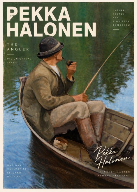 Pekka Halonen The Angler No6 - Plakát
