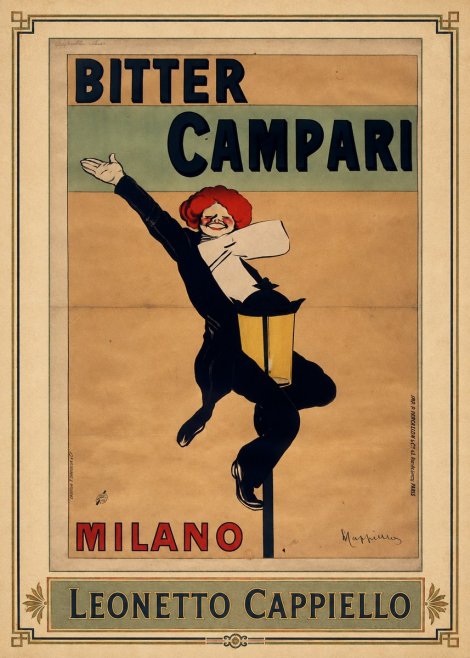 Leonetto Cappiello Bitter Campari II No1 - Plakát