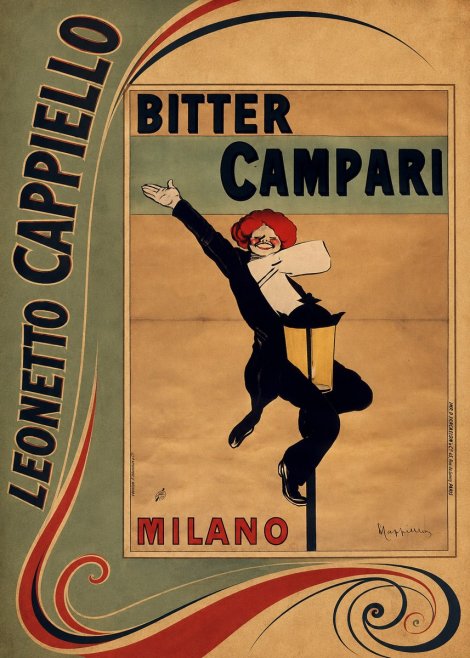 Leonetto Cappiello Bitter Campari II No2 - Plakát