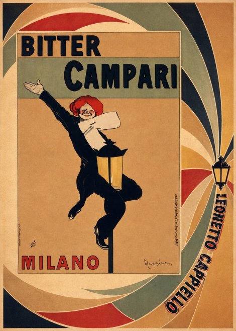 Leonetto Cappiello Bitter Campari II No6 - Plakát