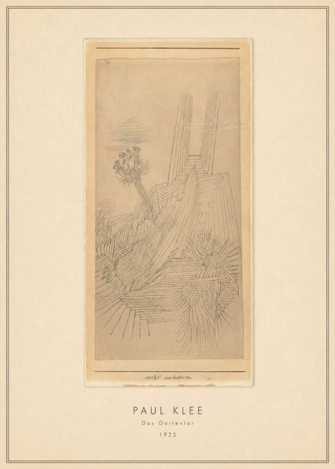 Paul Klee Das Gartentor I No3 - Plakát