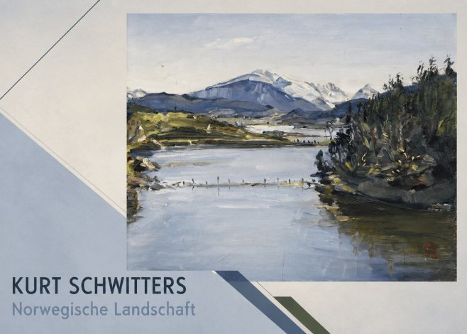 Kurt Schwitters Norwegische Landschaft No3 - Plakát