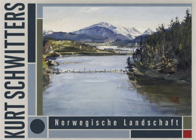 Kurt Schwitters Norwegische Landschaft No4 - Plakát