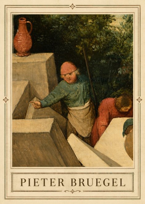 Pieter Bruegel The Tower of Babel XIX No1 - Plakát