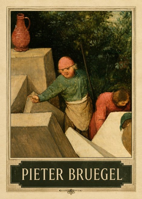 Pieter Bruegel The Tower of Babel XIX No3 - Plakát