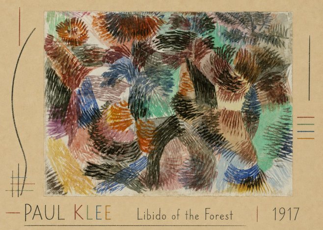 Paul Klee Libido of the Forest No2 - Plakát